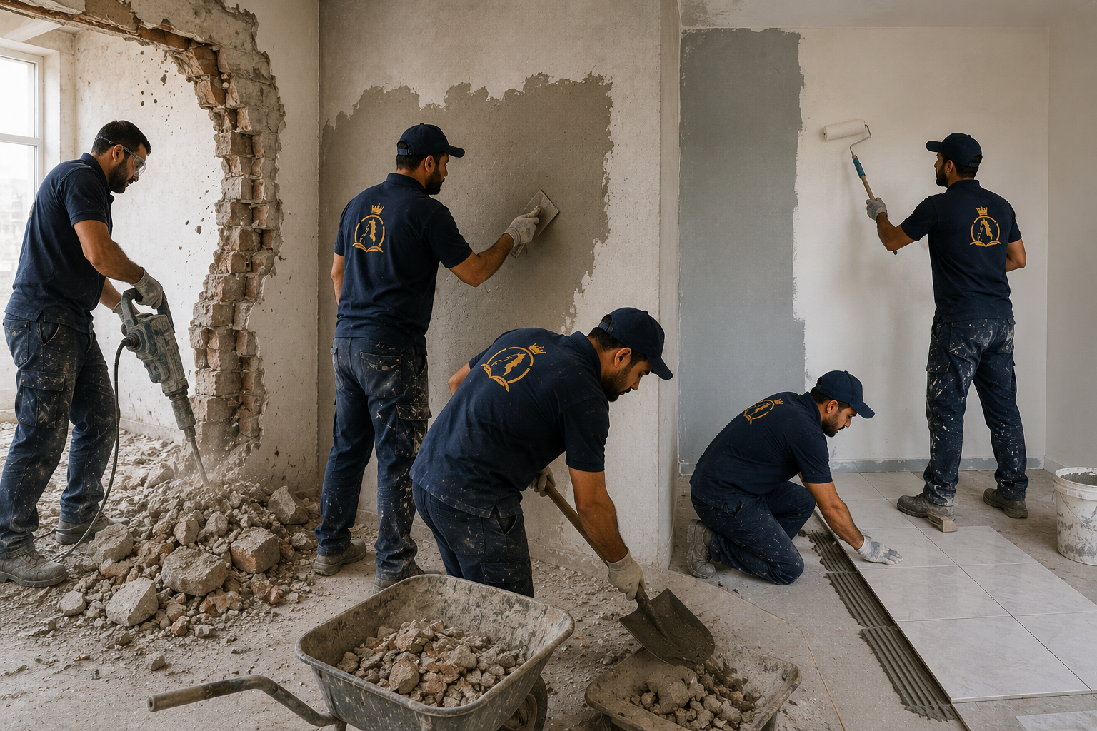 ترميم وصيانةالمنازل ضمن خدمات الفرسان الملكية
