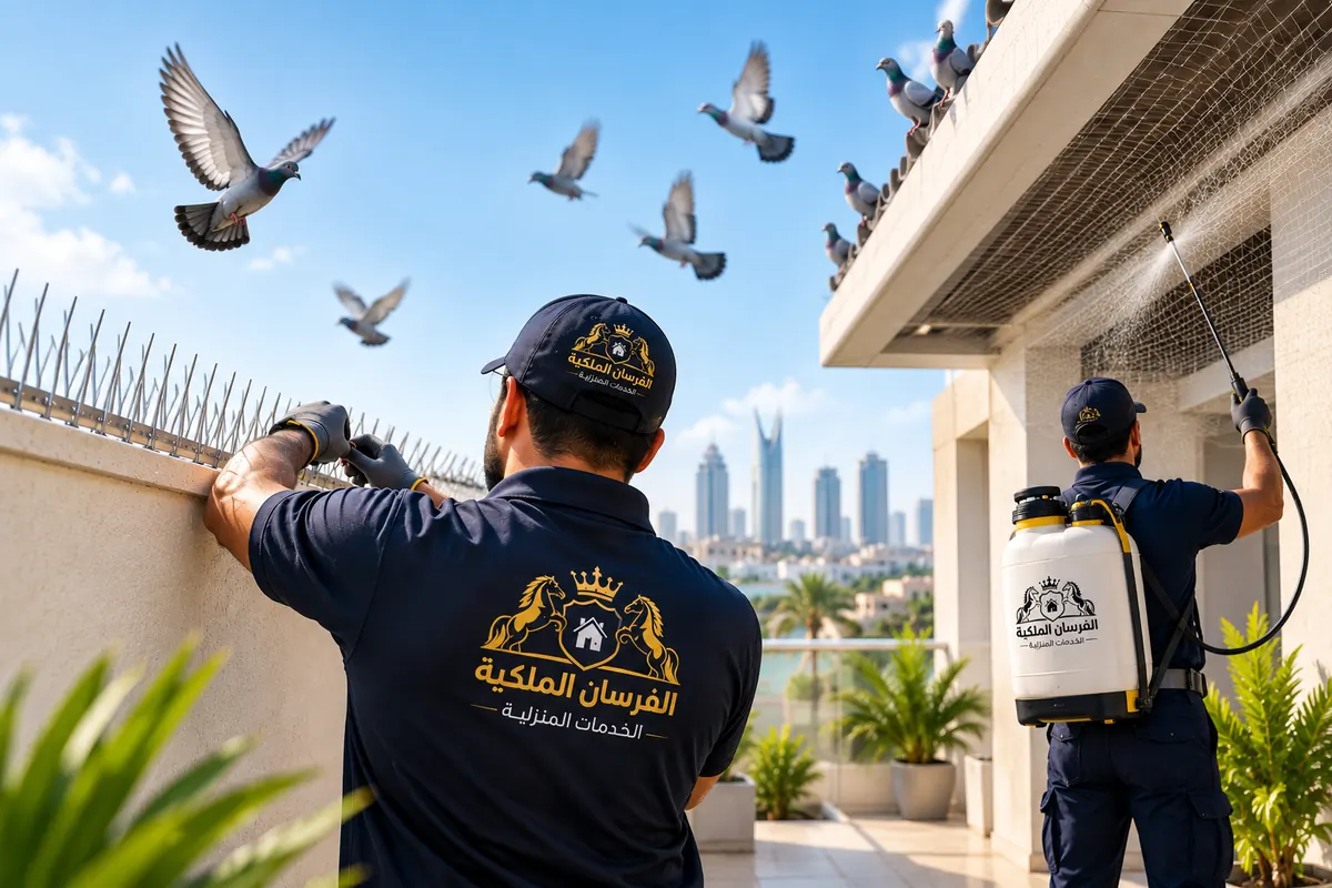 شركة مكافحة الحمام وتركيب شبك وموانع الحمام